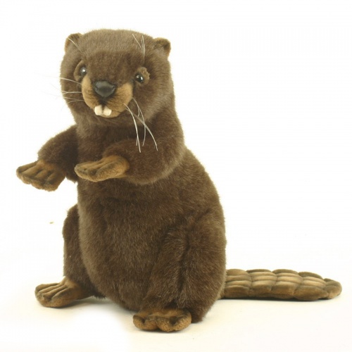 Beaver 29cm Realistic Soft Toy by Hansa